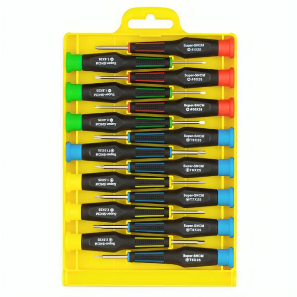 Set de Destornilladores Sprotek STD-713 Precisión 15 Piezas