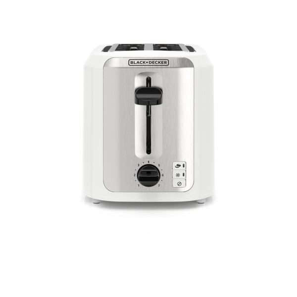 Tostadora Black & Decker TR7827 2 Rebanadas Blanco
