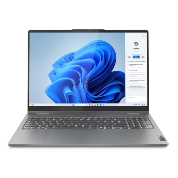 Laptop Lenovo IdeaPad 5 2-in-1 16IRU9 Core 5 120U 16GB RAM 512GB SSD 16" 2K Touch Windows 11 Home Teclado Ingles Arctic Gray
