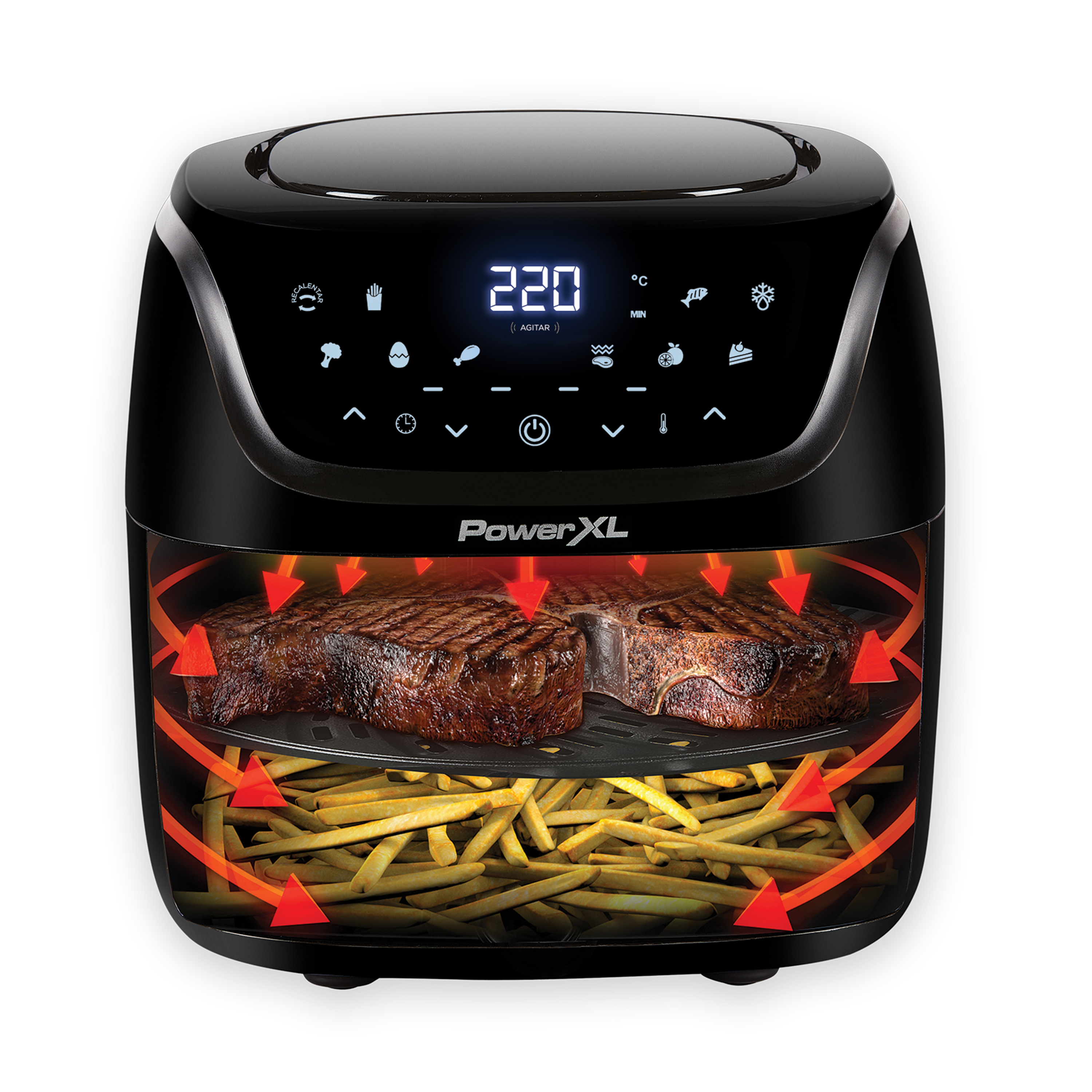 Horno con Freidora de Aire PowerXL Vortex Pro 7.5 L