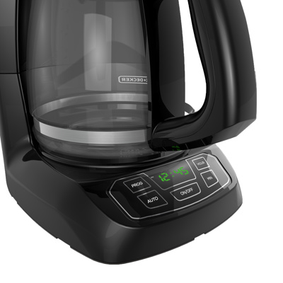 Cafetera Black & Decker CM1105B 12 Tazas Negro
