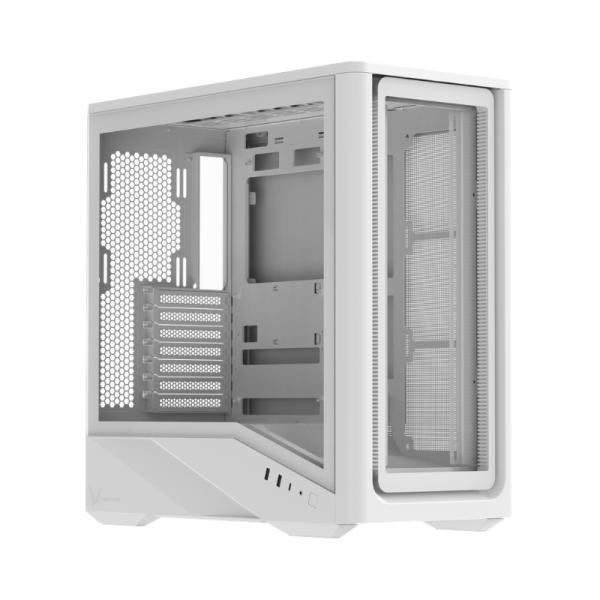 Gabinete para PC Formula V Line Air Power G9 DUO PA Mid Tower 4 Ventiladores ARGB Blanco