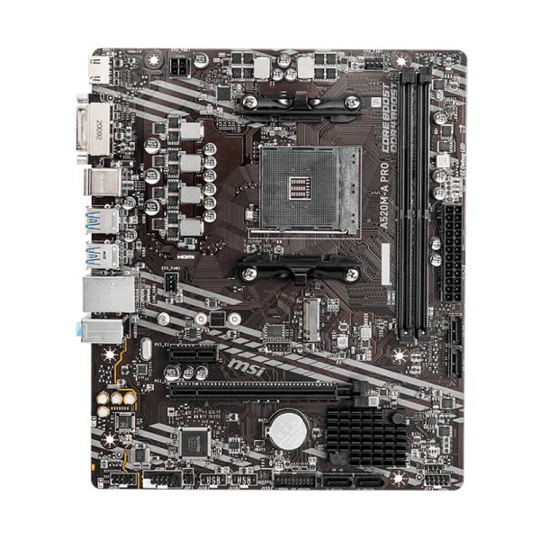 Tarjeta Madre MSI A520M-A Pro AM4 AMD A520 Micro-ATX DDR4