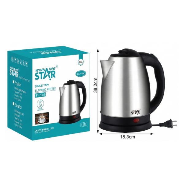 Hervidor WINNINGSTAR ST-2063 1.8 L 1000 W