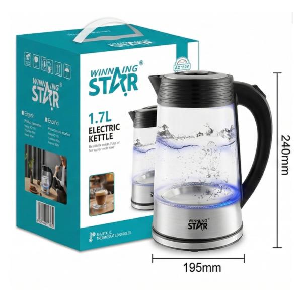 Hervidor WINNINGSTAR ST-2067 1.8 L 1000 W