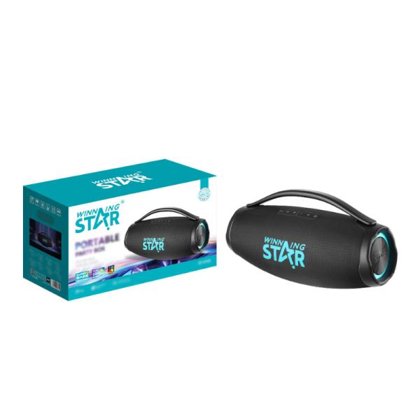Parlante WINNINGSTAR ST-8102 80 W Bluetooth + AUX IPX4 15h RGB