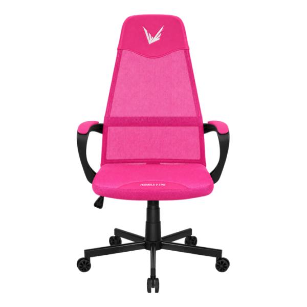 Silla Formula V Line Ergolux 1 Ergonómica Reposabrazos Fijos Rosado