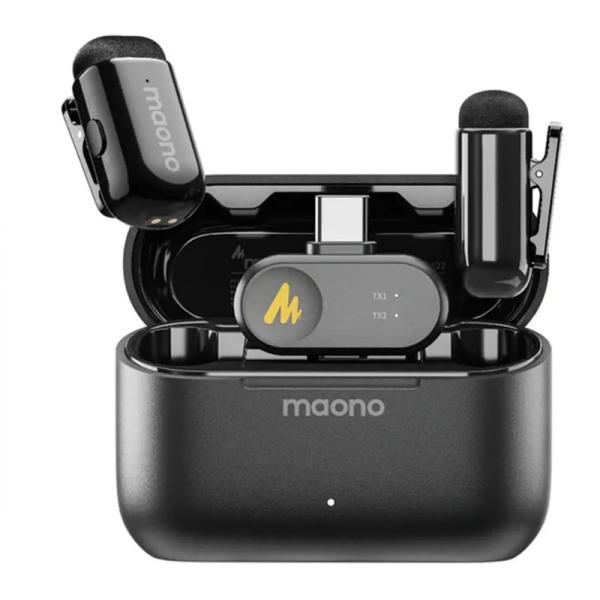 Micrófono Maono WM622 PC2 Lavalier Inalámbrico Omnidireccional
