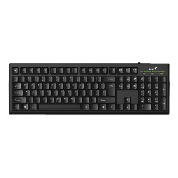 Teclado Genius Smart KB-100 Membrana USB Completo Español/Inglés