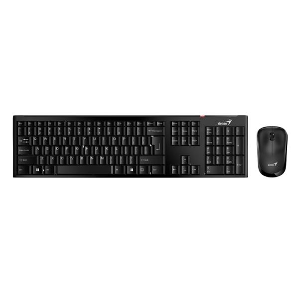 Combo Teclado y Mouse Genius Slimstar 8000SE Inalámbrico 2.4GHz Español Negro