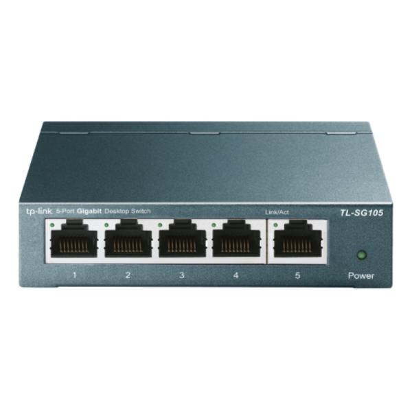 Switch TP-Link TL-SG105(UN) 5 Puertos Gigabit No Administrable