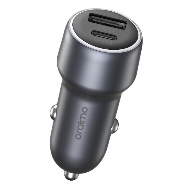 Cargador de Auto Oraimo Bullet 48 USB-A + USB-C 48 W