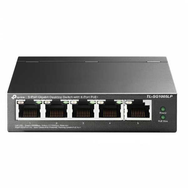 Switch TP-Link TL-SG1005LP(UN) 5 Puertos Gigabit POE 40 W No Administrable
