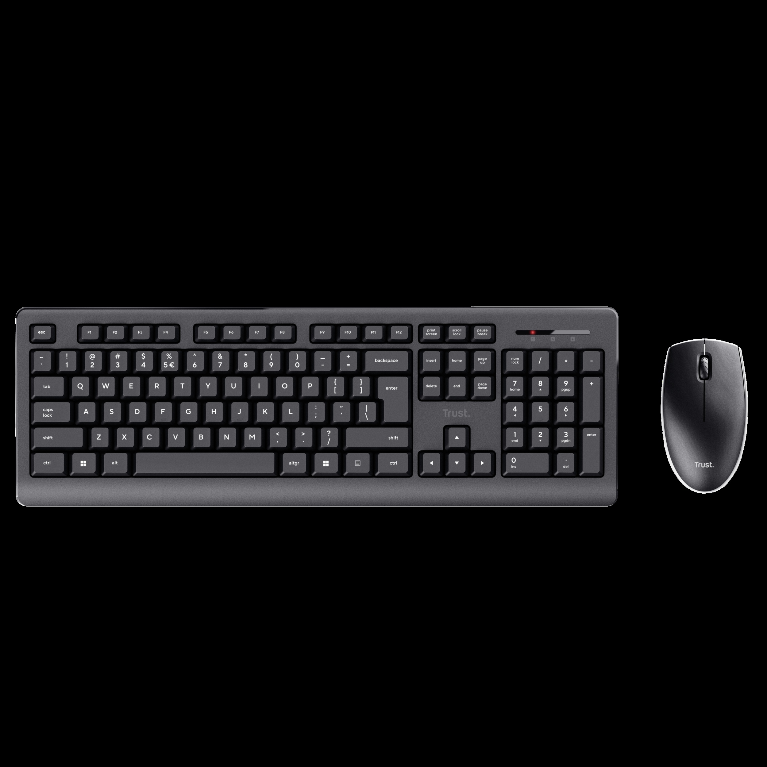 Combo Teclado y Mouse Trust 25433 Inalámbrico Español