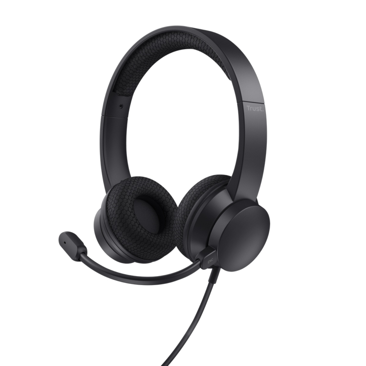 Audífonos Trust 25089 On-Ear USB Negro