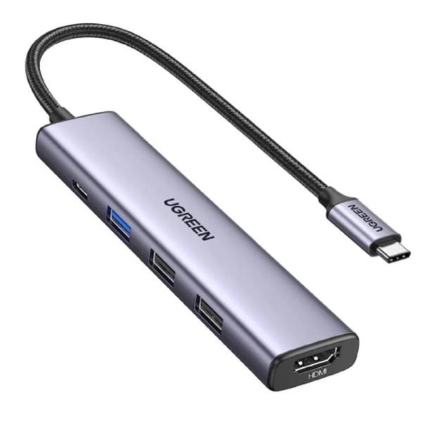 Hub UGREEN CM478 USB-C 5 en 1 HDMI USB-A 3.0