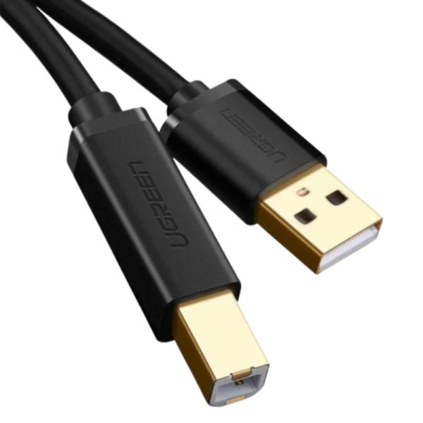 Cable USB para Impresora UGREEN 10352 USB 2.0 A-B 5 M