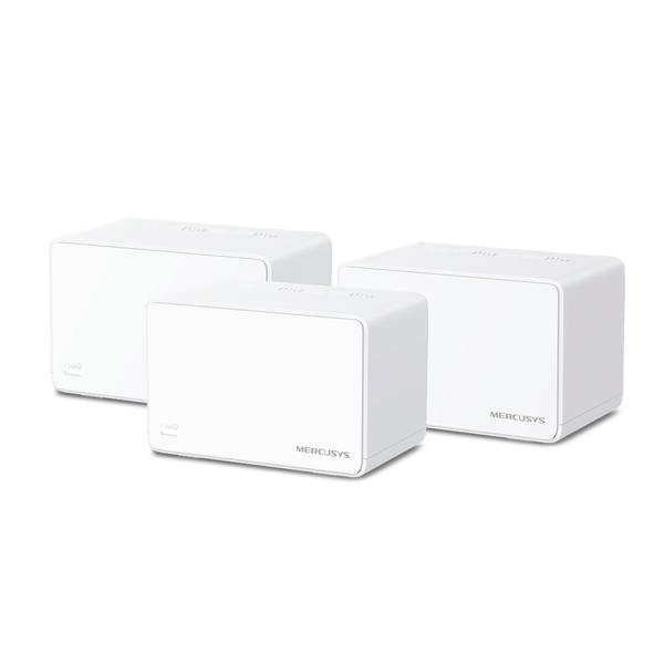 Router WiFi Mercusys Halo H80X Mesh WiFi 6 AX3000 Doble Banda 3 Pack