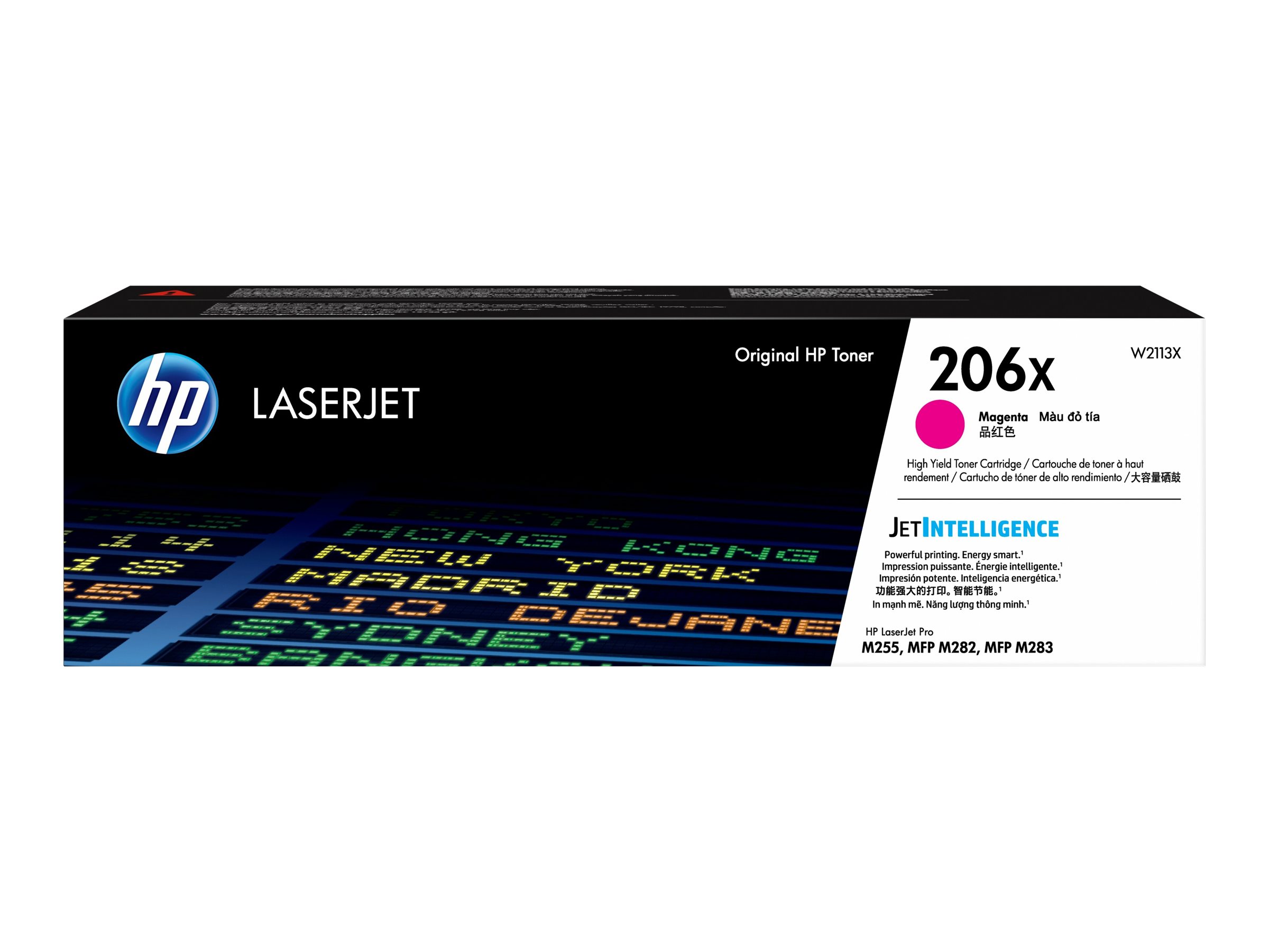 Tóner HP 206X W2113X Magenta Alto Rendimiento 2.450 Páginas