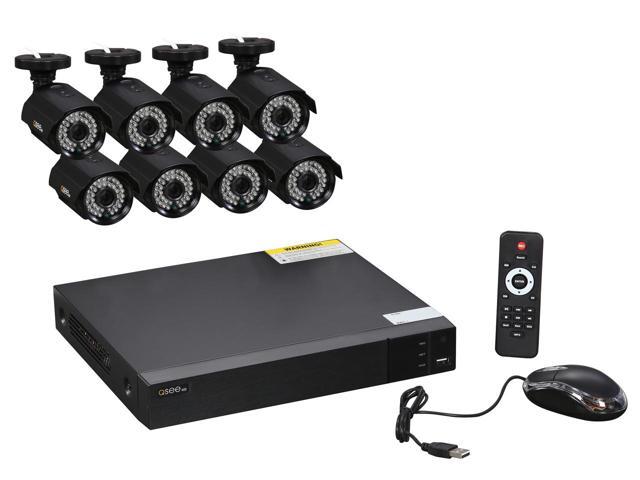 Sistema de Vigilancia Q-SEE 1080p DVR 8CH 8 Camaras 1TB