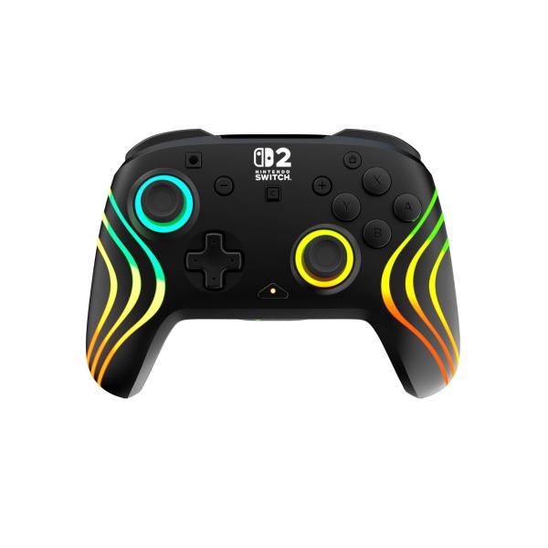 Control Turtle Beach Afterglow Wave Nintendo Switch 2 Inalámbrico TMR RGB Negro