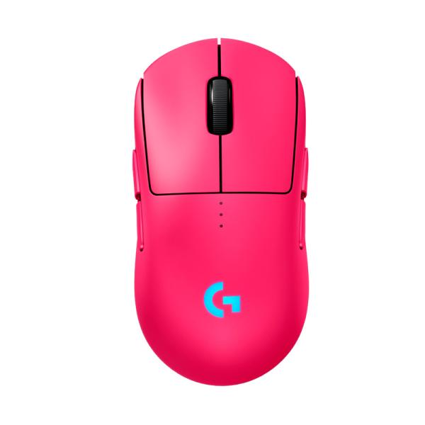 Logitech G Pro 2 - Mouse - Wireless - Magenta