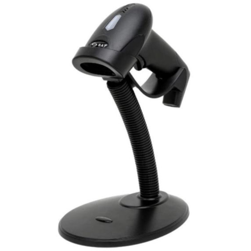 LECTOR DE CODIGO DE BARRAS SAT AMERICA LASER LINEAL LD101R+1 USB NEGRO 4070070000438