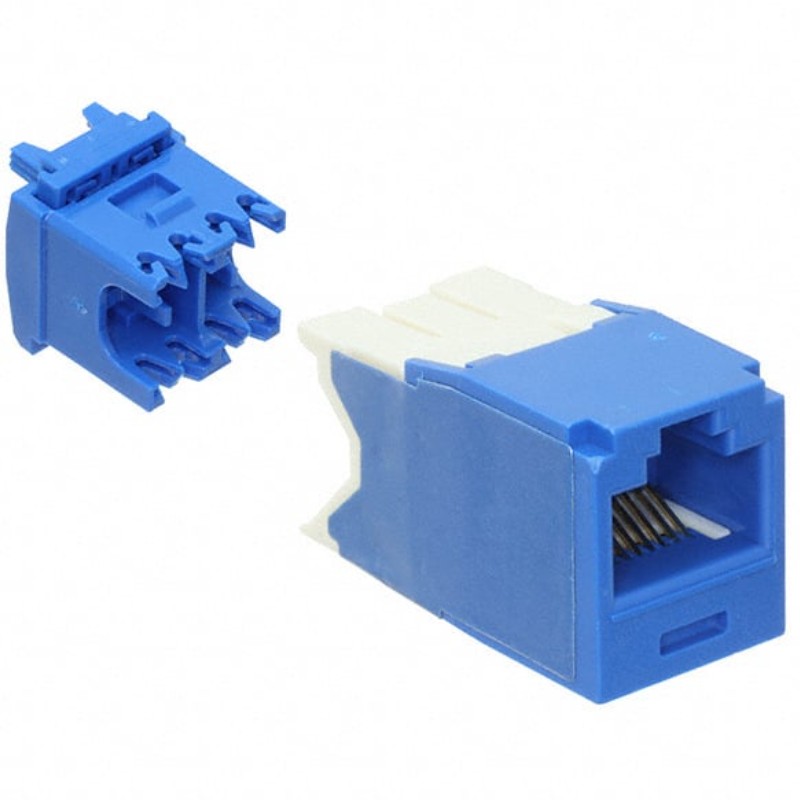 PANDUIT CONECTOR JACK MINICOM CAT6A AZUL