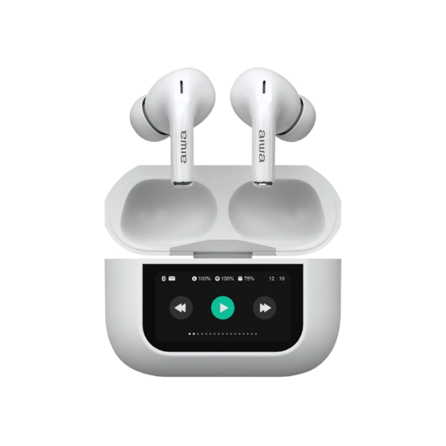 AUDIFONO BLUETOOTH INALAMBRICOS CANCELACION DE RUIDO AWTWSGPRO-W AIWA