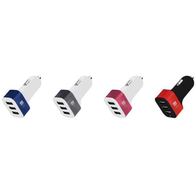 CARGADOR PARA CARRO 20W 3 USB-A BLANCO CL-PD-V4-004-WT CASE LOGIC