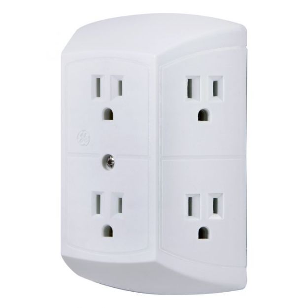 ADAPTADOR AC PARED 1 A 6 TOMAS 50759 GE