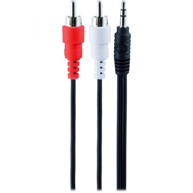CABLE AUDIO 3.5M ST A 2RCA M 1.8MTS 33568 GE