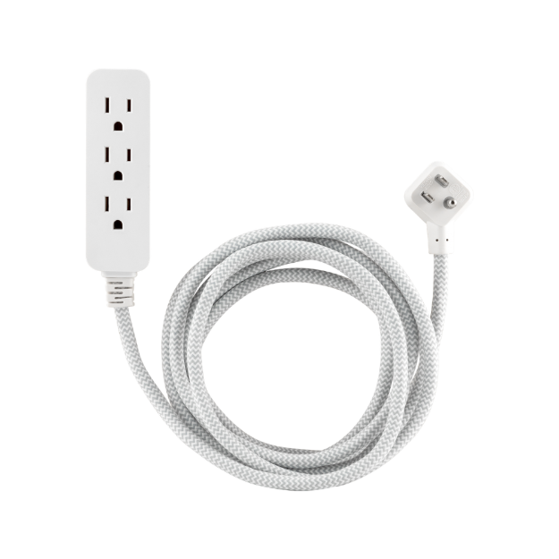 EXTENSION ELECTRICA 3MTS (10ft) CABLE TEJIDO 39624 CORDINATE