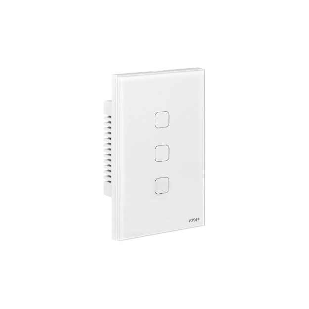 INTERRUPTOR TRIPLE INTELIGENTE CONNECT IOT BLANCO VTA-84537