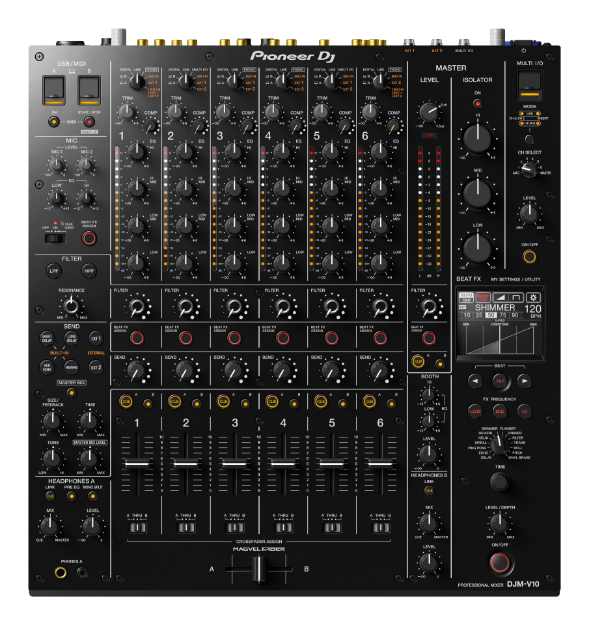 PIONEER DJ DJM-V10 MEZCLADORA DJ PROFESIONAL 6CH