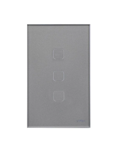 INTERRUPTOR TRIPLE INTELIGENTE CONNECT IOT SILVER 84558 VTA
