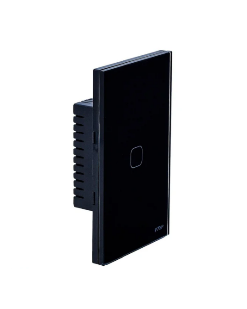 INTERRUPTOR SENCILLO INTELIGENTE CONNECT IOT BLACK 84550 VTA