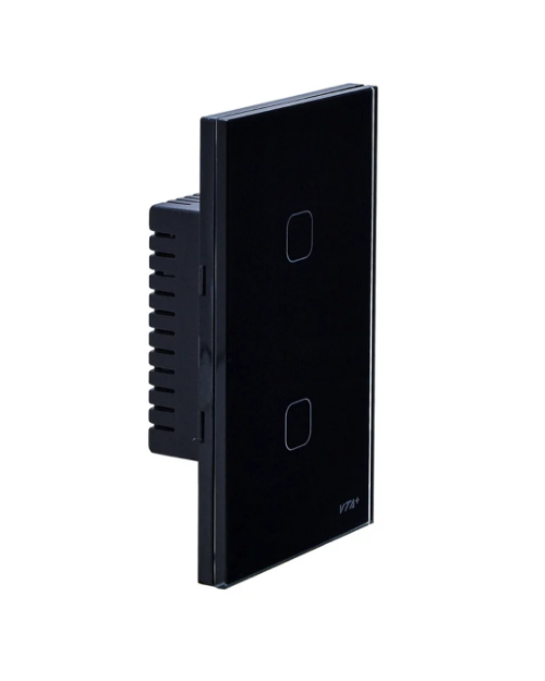 INTERRUPTOR DOBLE INTELIGENTE CONNECT IOT BLACK 84554 VTA