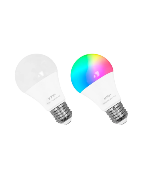 KIT 2 BOMBILLOS INTELIGENTES ALVA MULTICOLOR DE 9W 84695 VTA