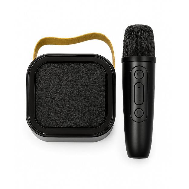 PARLANTE PORTATIL RECARGABLE CON MICROFONO PARA KARAOKE TIPO PARTY BOX ROLLING STONE RS-BTS3BK