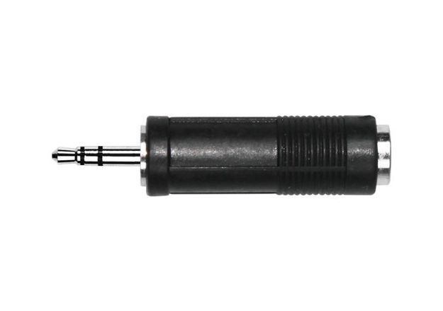 KIRLIN 2612 ADAPTADOR 1/4 ESTEREO 3.5MM NEGRO