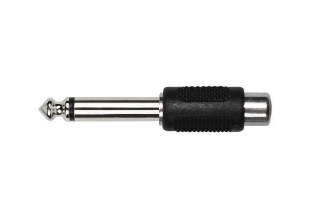 KIRLIN 2641 ADAPTADOR RCA H A 1/4 NEGRO
