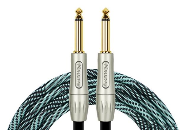 KIRLIN IWB-201PFG WBT CABLE AUDIO 1 4 A 1 4 6MTS TELA TRIQUEZA - NEGRO