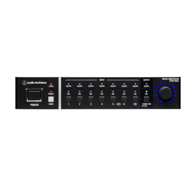 AUDIO TECHNICA ATDM-0604A MEZCLADORA DIGITAL DSP SMART 6 CANALES 3 SALIDAS
