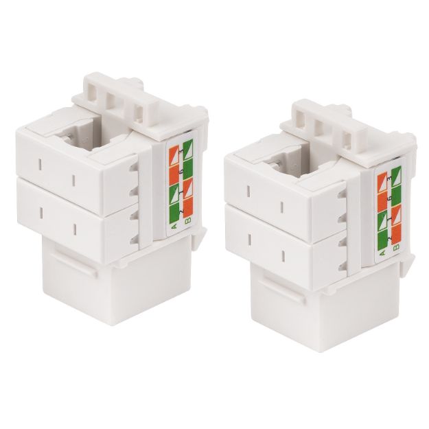 CONECTOR JACK MODULAR CAT 6 KEYSTONE BLANCO BM-KJ-CAT6 NIPPON