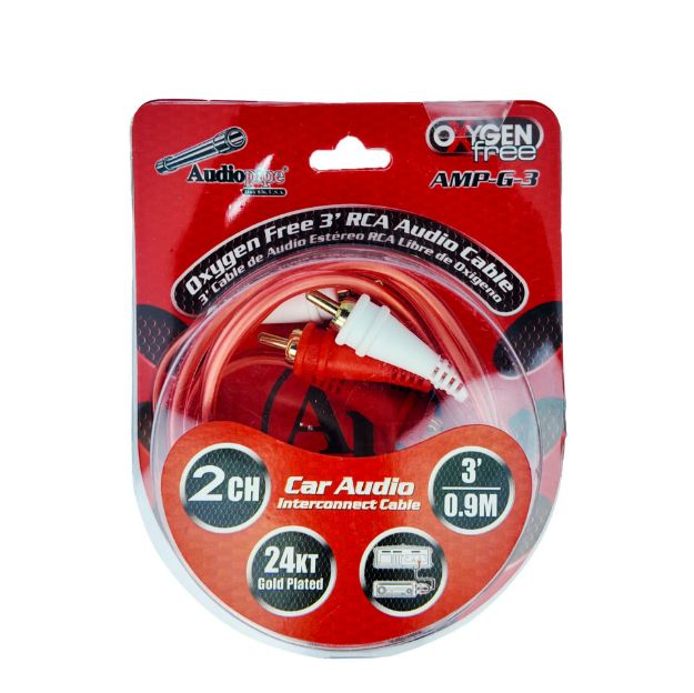 CABLE RCA - RCA AMPG-G-3 0 90CM AUDIOPIPE