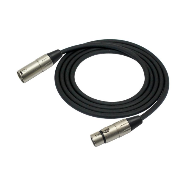 KIRLIN MPC-480PB 6M BK CABLE AUDIO XLR M A XLR H 6MTS PVC