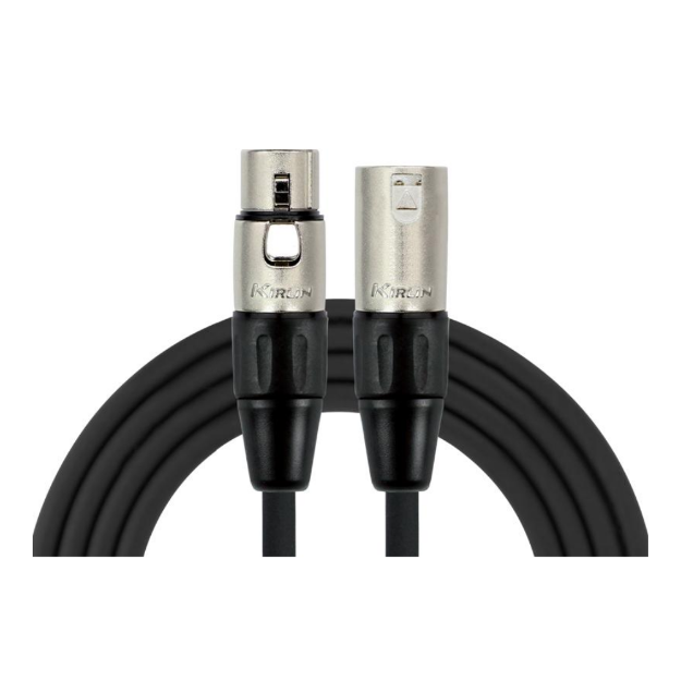 KIRLIN MPC-480PB 1M BK CABLE AUDIO XLR M A XLR H 1MTS PVC
