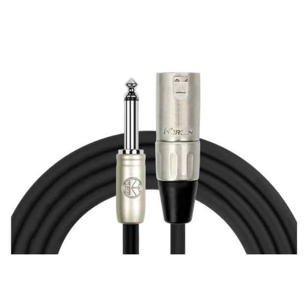 KIRLIN MP-481PR 3M BK CABLE AUDIO XLR M A 1 4 3MTS PVC