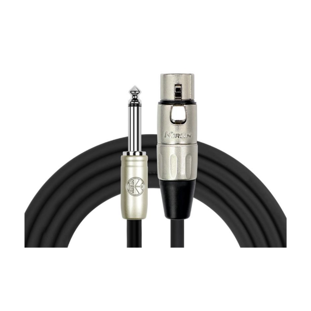 KIRLIN MP-482PR 3M BK CABLE AUDIO XLR H A 1 4 3MTS PVC